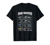 Tabla de identificación de Especies de Tiburones susurradores de Tiburones Camiseta