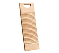 Tabla de lavado de ropa - Estación de lavado de manos de madera con patrón ondulado, tabla de eficiente, limpiador de ropa con superficies antideslizantes para escuela, hogar y de