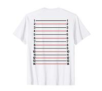 Tabla De Longitud De Cabello Hair Length Chart Camiseta