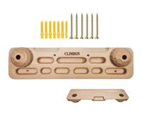 Tabla de madera - Agarre de roca para dedos, marco de entrenamiento de escalada | Mango de roca montado en la pared para uso doméstico, estación de montaje en puerta duradera para entrenamiento de