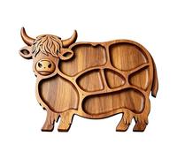 Tabla de madera para embutidos y quesos - Bandeja de madera con forma de animal - Bandeja rústica con forma de animal - para queso, aperitivos, fruta, carne, fiestas en casa, banquetes, reuniones