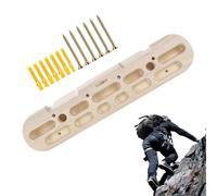 Tabla de madera - Tabla de dedos de madera para entrenamiento de roca, montaje en puerta, barra de dominadas de escalada, marco de mango de escalada de pared, accesorio de equipo de entrenamiento de