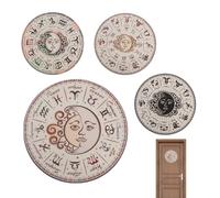 Tabla de mensajes metafísicos, pizarra de adivinación | Tabla de lectura de cartas del tarot para adivinación | Tabla de péndulo de estrellas con impresión UV para decoración del hogar, meditación,