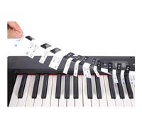 Tabla de Notas para Piano y Teclado, Guía de Pegatinas para Principiantes, 88 Teclas de Tamaño Completo, Lección Completa de Piano con Notas a Color (pvc-color-88key)