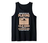 Tabla de ouija oculta de arte oscuro paranormal de Spirit Board Camiseta sin Mangas