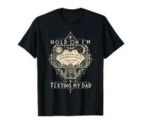 Tabla de ouija Vintage Hold On I'm Sting My Dad Funny Spirit Camiseta gráfica económica