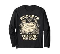 Tabla de ouija Vintage Hold On I'm Sting My Dad Funny Spirit Manga Larga