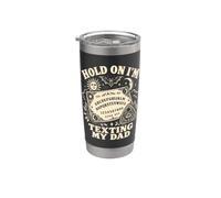 Tabla de ouija vintage Hold On I'm Sting My Dad Funny Spirit Vaso térmico de acero inoxidable de doble pared