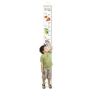 Tabla de pared de altura para niños, tabla de crecimiento de altura, regla colgante, decoración de habitación para niños y niñas, cuarto de bebé, sala de juegos, dormitorio, baño