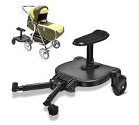 Tabla De Paseo Para Cochecito - Plataforma De Pie De Asiento Desmontable, Accesorio De Cochecito Para Niños De Pie | Tablero Estable De La Rueda Del Planeador Del Diseño Moderno De Los Creativos Durad