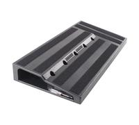 Tabla de pedal de guitarra compacta y ligera con ocultación de potencia integrada, plataforma de pedal de efectos profesionales, compacta y ligera con potencia oculta para organización de efectos