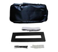 Tabla de pedal de guitarra con bolsa de transporte, adhesiva, bridas para cables para instrumentos musicales