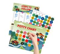 Tabla De Pegatinas Para Limpieza, Herramienta Pedagógica Interactiva Portátil, Tablas De Educación De Limpieza, Para Chico Aula Viaje Cama Casa