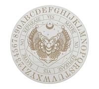 Tabla de péndulo de adivinación de radiestesia - Tablero de adivinación de madera de siete estrellas, accesorio metafísico de la ronda | Detalle de la decoración espiritual del hogar, beneficio de