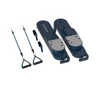 Tabla de pilates - Máquina de pilates reformadora | Juego de reformador de pilates tipo dividido | Equipo de entrenamiento de fuerza multifunción para entrenamiento de fuerza central, piernas, brazos