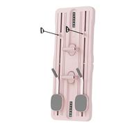 Tabla de pilates, reformador de pilates, ABS Core Trainer Board | Equipo de entrenamiento plegable para entrenamiento de estudio, rehabilitación