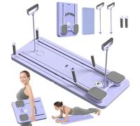 Tabla de Pilates Reformer Plegable 5 en 1 - Tabla de Pilates Multiusos for Entrenamiento en Casa (Morada)(Purple)