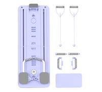 Tabla de pilates - Tabla reformadora de pilates plegable multiusos | Multiusos portátil con bandas, entrenador de núcleo, equipo de entrenamiento plegable para espalda y cuerpo abdominal