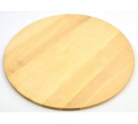 Tabla de pizza redonda de madera circular para cortar pizza de madera maciza - 45 cm - 45 cm