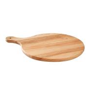 Tabla de pizza redonda. Tabla de madera. Tabla de cortar Pizza. Madera maciza - 40 cm