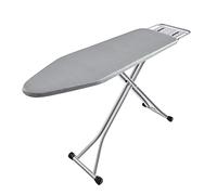 Tabla de Planchar BKTD, Cubierta Resistente al Calor, Soporte para Plancha de Vapor, Tabla de Planchar Plegable Antideslizante. Estructura Robusta de Metal (34 * 88 * 134 cm) Color Gris Plata.