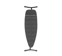 Tabla de Planchar Brabantia D, 135x45cm - Denim Black| 100% algodón Comercio Justo | Tam. XL, Amplia superf. | Zona Resistente al Calor para generadores Vapor | Tabla Planchar Plegable y Uso Sentado