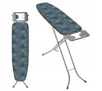 KADAX Tabla de Planchar con Estructura de Acero, Mesa Plegable con Altura Regulable, Soporte para Plancha y Patas Antideslizantes (Verde)