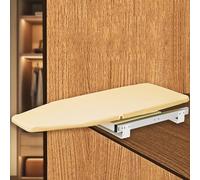 Tabla de planchar oculta gruesa, resistente, diseño deslizante suave, ideal para organizar el armario, ahorra espacio, solución de planchado caqui