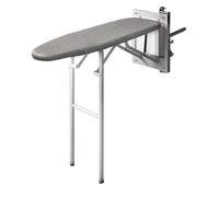 Tabla de Planchar Plegable, extraíble y Deslizante, con Giro de 180° y estación de Planchado elevable y Oculta con Tapa para Armario o Mueble.