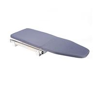 Tabla de planchar plegable para montaje en pared, 81 cm, tabla de planchar con rieles deslizantes, que se pueden tirar y plegar, giratoria 180°