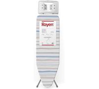 Tabla de Planchar Rayen | Envío 24 h | Tabla con Malla metálica | Altura Regulable | |Máxima Estabilidad | Reposa - Planchas | Medidas: 38 X 120 cm | Planchado Fácil (Rayas)