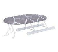 Tabla de Planchar, Tabla de Planchar de Mesa Plegable Multifuncional con Funda Lavable Extraíble, Funda de Plástico Antideslizante para Pies, Ahorro de Espacio, 10,2 (cuadrícula