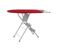 Tabla de planchar y escalera plegable 2 en 1, metal resistente con patas de acero resistentes, soporte de hierro integrado, ahorro de espacio para el hogar, dormitorio, dormitorio