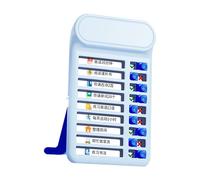 Tabla de planificación de rutina diaria para niños, 7,5 x 12,5 cm, tabla de planificación de rutina diaria de plástico, pizarra de seguimiento de disciplina para niños