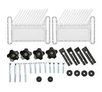 Tabla de Plumas para Carpintería, Tablero Multifuncional ABS, 165x130x105mm - Fijación Segura, Material Resistente, Compatible con Sierra Eléctrica