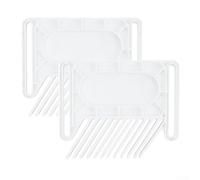 Tabla de plumas para sierra de mesa con ranura biselada y rango de sujeción ajustable que soporta múltiples configuraciones de sierra de taller (A)