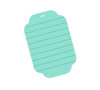 Tabla de preparación de transferencia flexible de 9, 52 x 5, 51 pulgadas, tabla de cortar de silicona plegable para picar en la encimera y uso de ingredientes Corte de silicona plegable Ranura