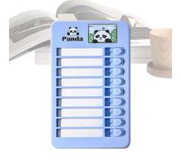 Tabla de programación visual: tabla de lista de verificación diaria, tabla de tareas visuales, herramienta de plan de estudio de autodisciplina, no requiere solución tecnológica, planificador de tabla