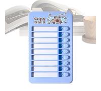 Tabla de programación visual: tabla de lista de verificación diaria, tabla de tareas visuales, herramienta de plan de estudio de autodisciplina, no requiere solución tecnológica, planificador de tabla