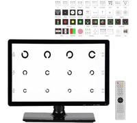 Tabla de pruebas de agudeza visual LED, monitor de visión ocular, para clínica oftálmica y ajuste de gafas