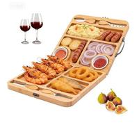 Tabla de queso | Bandeja plegable para carne, utensilio de cocina, tabla de postres, para aperitivos, postres, fiestas, salón, cocina