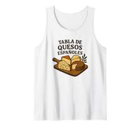 Tabla de Quesos Españoles, Comida Española Camiseta sin Mangas