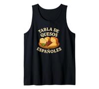 Tabla de Quesos Españoles, Comida Española Camiseta sin Mangas