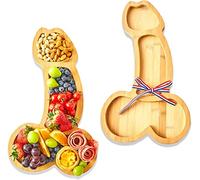 Tabla de Quesos, Tablas de Queso de Madera, Tabla de Aperitivos, Bandeja de Madera para Queso Desayuno Aperitivo, Tabla de Quesos de Madera,Tabla de Madera para Cortar Queso (Izquierda, L)