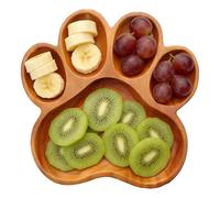 Tabla de quesos - Utensilios de cocina resistentes al calor | Fuente de servir para aperitivos de carne | Bandeja de madera natural para pan de frutas Vacaciones Cumpleaños de iniciación