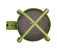 Tabla de rascar de cartón con forma de tortuga, juguete extraíble XXL para gatos y mascotas pequeñas