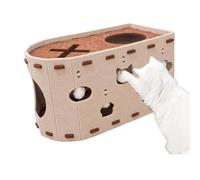 Tabla de rascar para gatos, almohadillas para rascar cuevas de condominio para gatos, juguete de entrenamiento, protección de muebles para mascotas, cueva, condominio para oficinas, apartamentos