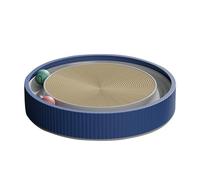Tabla de rascar para gatos, pista interactiva de pelotas de juguete para gatos, tabla rascadora vertical para gatos | Rascador triangular de 6 lados que no se desprende, bola de juguete corrugada para