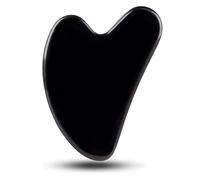 Tabla de raspado facial de piedra de jade natural Gua Sha, herramienta de masaje corporal Guasha for el cuidado de la piel facial y corporal, masaje for reducir la hinchazón. palo de masaje(B)