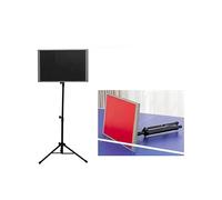 Tabla de rebote de tenis de mesa, entrenador de ping pong plegable al aire libre con 8 bolas de goma, equipo de autoentrenamiento para el hogar, gimnasio y escuela